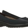 Damen Brunate Warmfutter | Brunate Keilpumps Gefu00Fcttert Pembi Step Nero