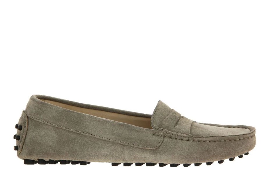 Damen ScarpaRossa Mokassin | Scarparossa Slipper Gomma Taupe Gray