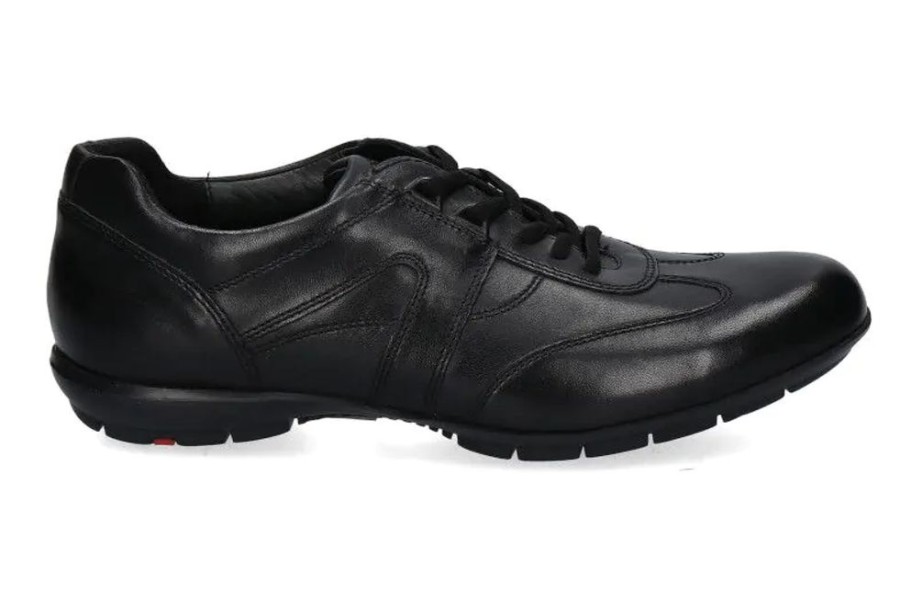 Herren Lloyd Sneakers | Lloyd Sneaker Andorra San Remo Calf Schwarz (43)