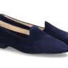 Damen ScarpaRossa Slipper | Scarparossa Slipper Benito Camoscio Blue Navy