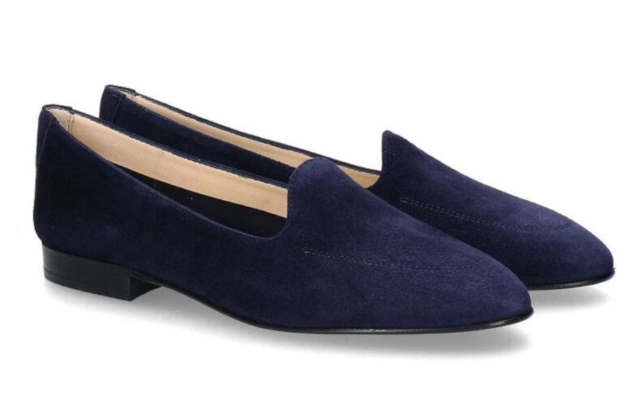 Damen ScarpaRossa Slipper | Scarparossa Slipper Benito Camoscio Blue Navy