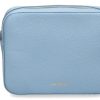 Damen Coccinelle Taschen | Coccinelle Umhu00E4Ngetasche Grain Leather Metallic Soft Aquarelle Blue