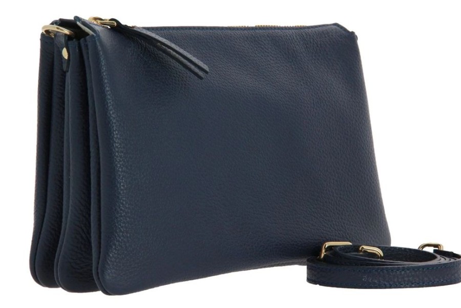 Damen Carol J. Taschen | Carol J. Umhu00E4Ngetasche Dollaro Calf Blue