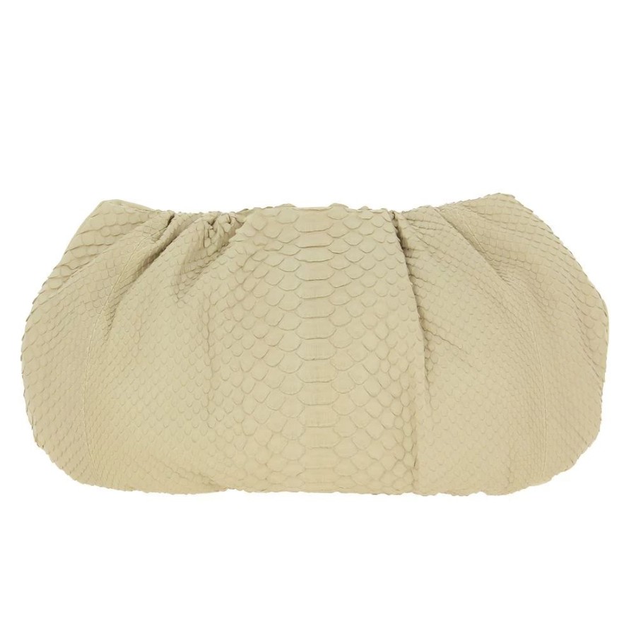 Damen Silvano Biagini Taschen | Silvano Biagini Clutch Pitone Beige