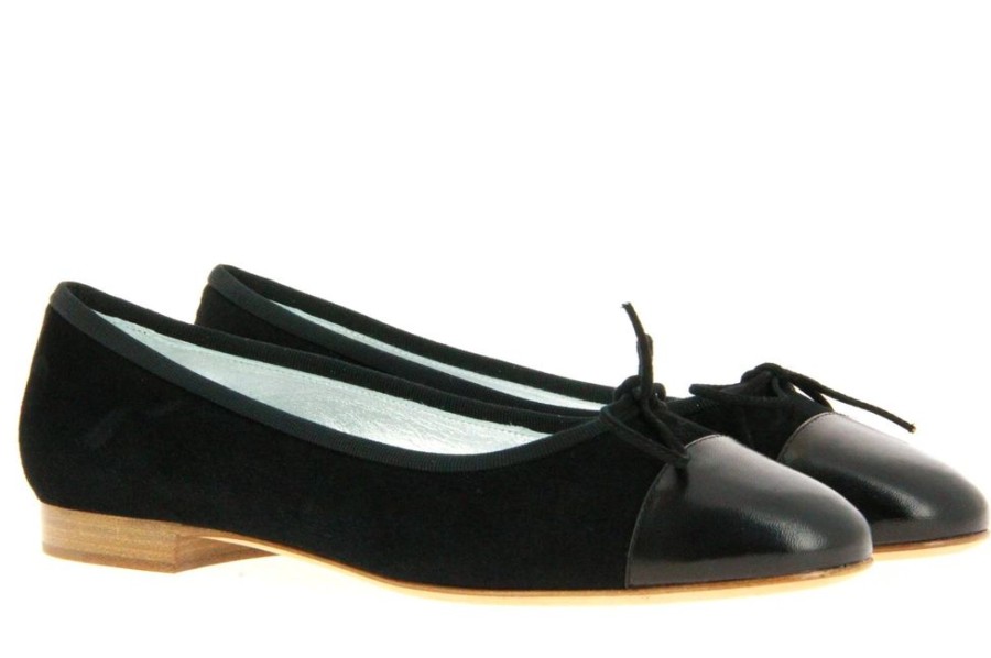 Damen Unu00fctzer Ballerinas | Unu00Fctzer Ballerina Nappa Nera Nero (42U00Bd)