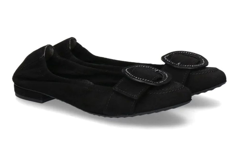 Damen Kennel und Schmenger Ballerinas | Kennel Und Schmenger Ballerina Malu Samtziege Black