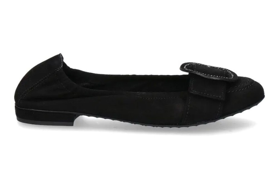 Damen Kennel und Schmenger Ballerinas | Kennel Und Schmenger Ballerina Malu Samtziege Black