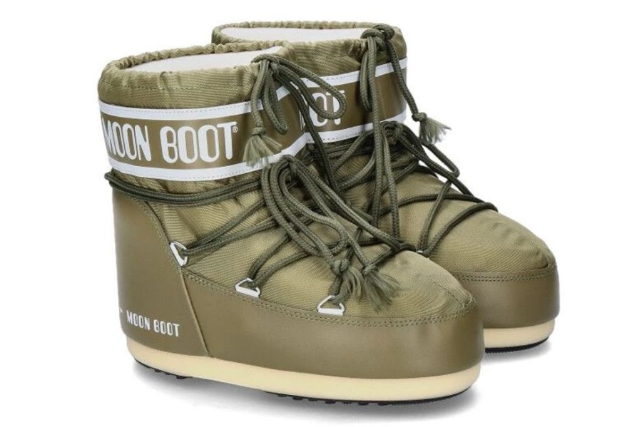 Damen Moon Boot Booties | Moon Boot Snowboots Icon Low Nylon Khaki