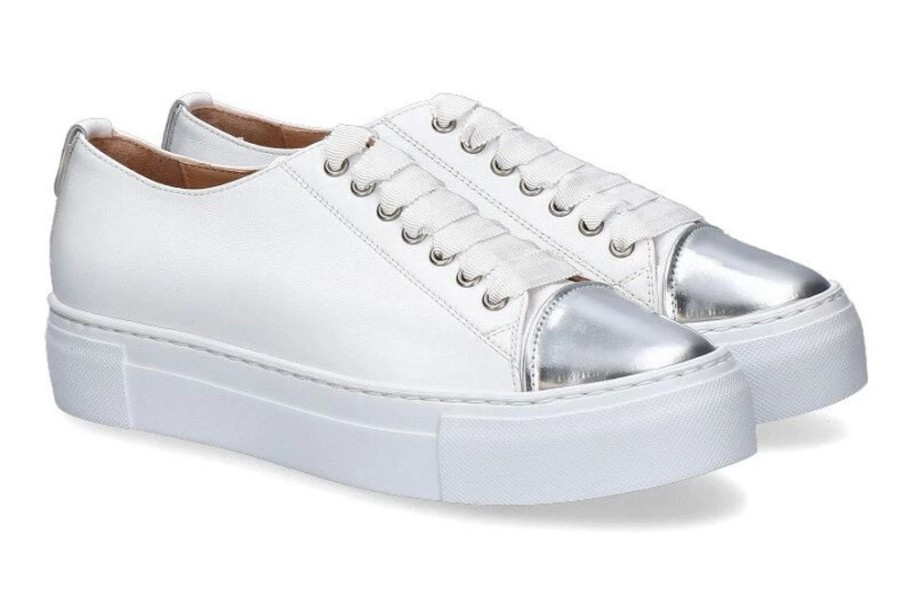 Damen AGL Attilio Giusti Leombruni Sneaker | Attilio Giusti Leombruni Sneaker Mollie Nappa Silver White