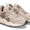 Damen Flower Mountain Warmfutter | Flower Mountain Sneaker Gefu00Fcttert Kotetsu Suede- White/ Pink