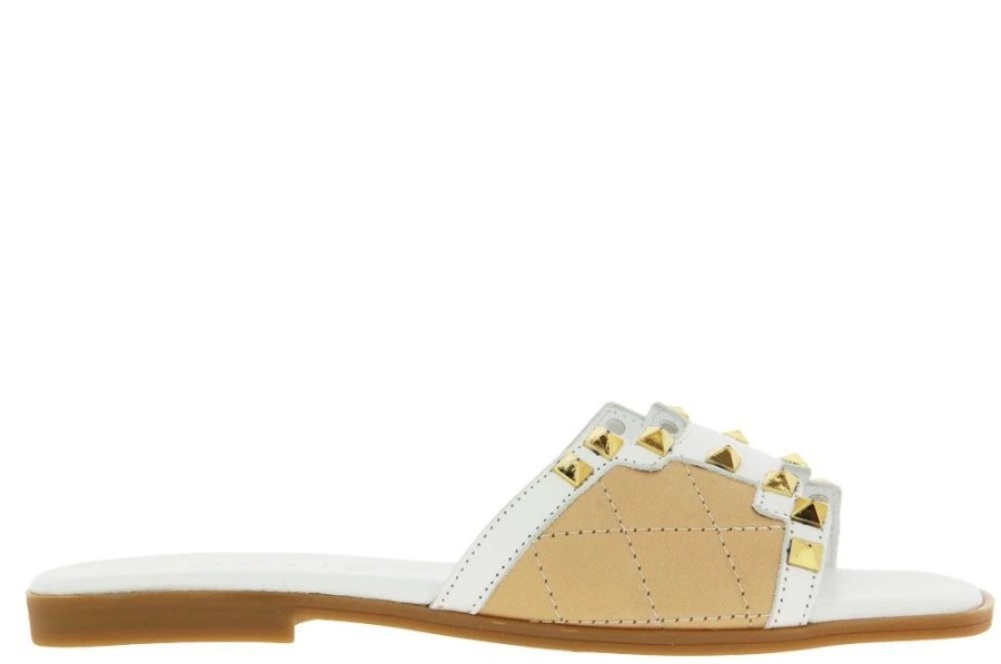 Damen MOSAIC Pantoletten | Mosaic Pantolette Leather White