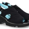 Damen Thierry Rabotin Keilschuhe | Thierry Rabotin Keilsandale Birkin Nappa Nero (37 )