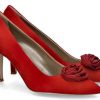 Damen dirndl + bua Dirndl Schuhe | Dirndl + Bua Pumps Granat Ziegenvelours