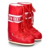 Damen Moon Boot Stiefel | Moon Boot Snowboots Nylon Red (39-41)