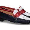 Damen Pascucci Slipper | Pascucci Slipper Nappa Blu Bianco Rosso (38)