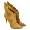 Damen Casadei Booties | Casadei Bootie Blade Camoscio Zafferano