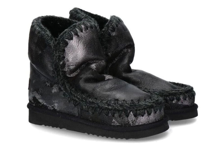 Damen mou Warmfutter | Mou Boots Eskimo 18 Metal Print On Black (41)