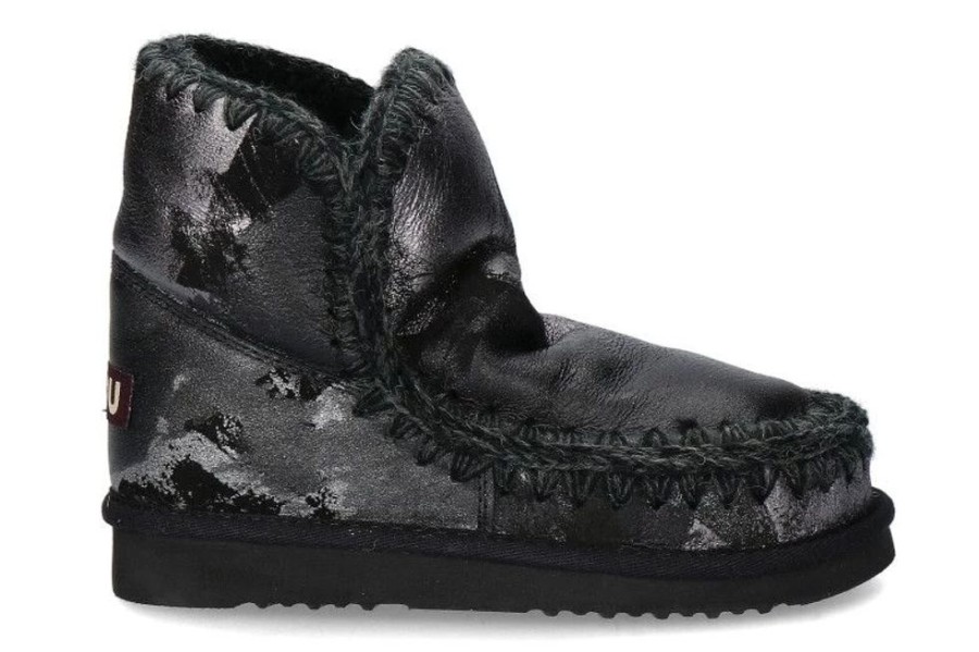 Damen mou Warmfutter | Mou Boots Eskimo 18 Metal Print On Black (41)