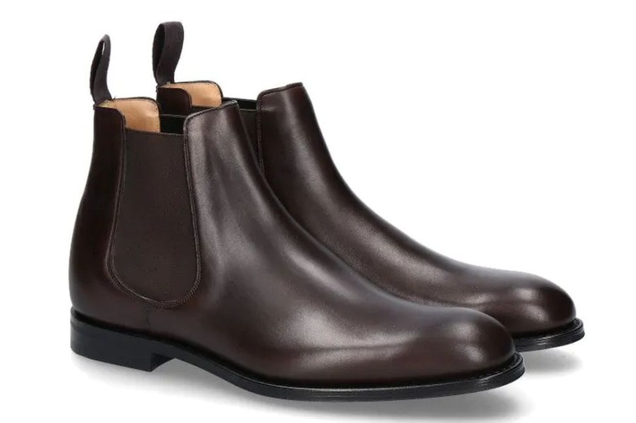 Herren Church's Stiefeletten / Stiefel | Church'S Chelsea Boot Amberley R Ebony- Dunkelbraun