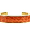 Damen Stamerra Schmuck | Stamerra Armband Vero Genuine Croco Medon Gold Arancio