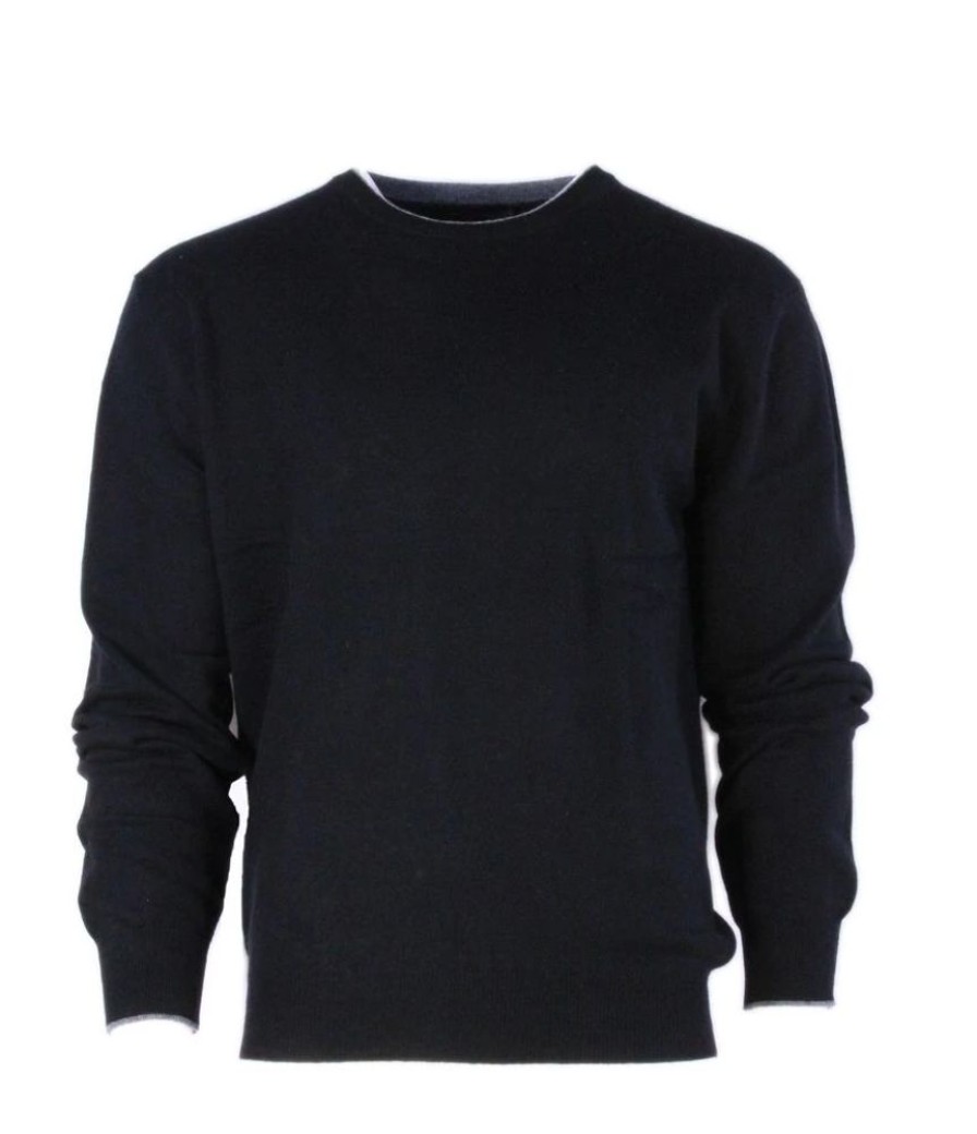 Herren Buxton Street Pullover | Buxton Street Pullover Cashmere Black (54)