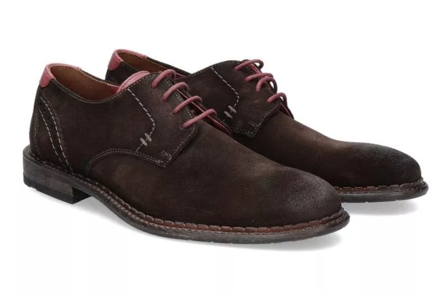 Herren Lloyd Schnurer | Lloyd Schnu00Fcrer Gideon Libra Suede Calf T.D.Moro Bordo (43)