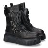 Damen AGL Attilio Giusti Leombruni Booties | Agl Attilio Giusti Leombruni Combat-Boots Marilu' Nero