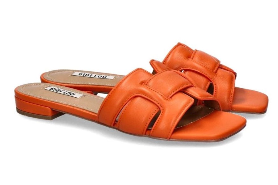 Damen Bibi Lou Pantoletten | Bibi Lou Pantolette Cremes Naranja Orange