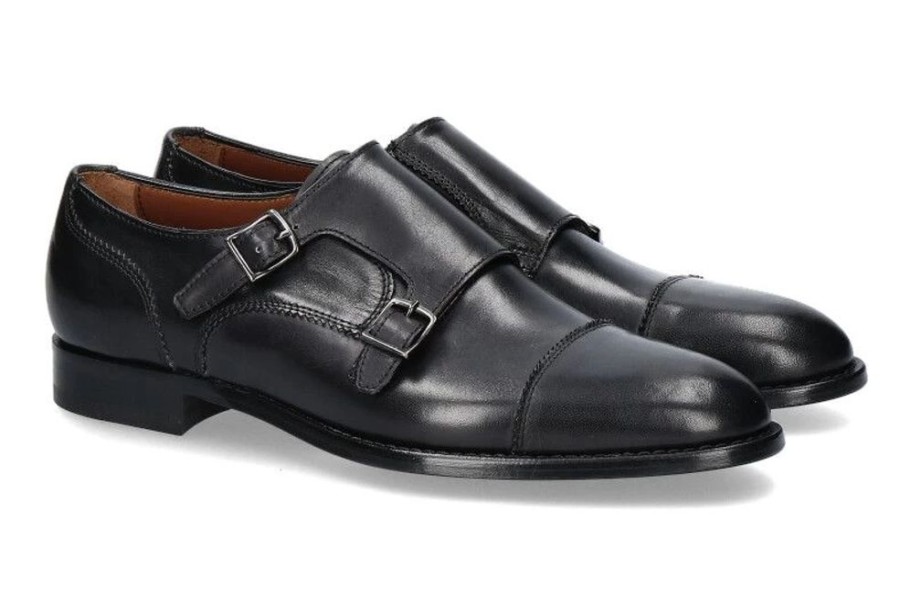 Herren Flecs Slippers | Flecs Monk Crust Nero