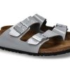 Damen Birkenstock Pantoletten | Birkenstock Pantolette Arizona Schmal Patent Alloy