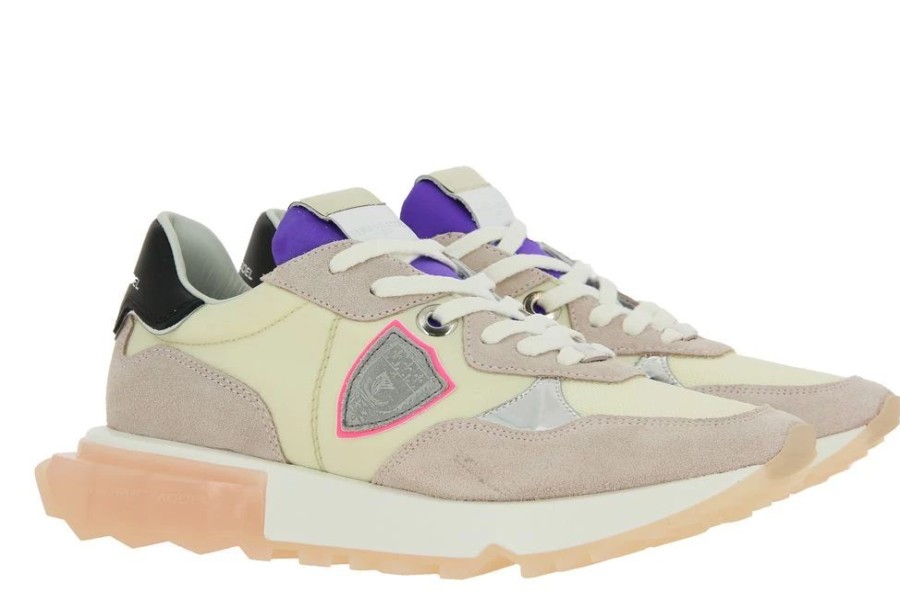 Damen Philippe Model Sneaker | Philippe Model Sneaker Mondial Pop Beige Violet