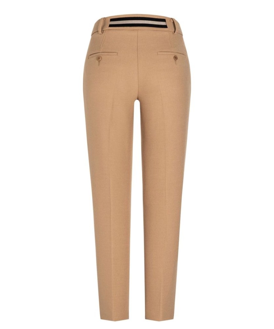 Damen Cambio Hosen | Cambio Stoffhose Josephine Shortbread Camel