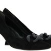 Damen Paul Green Pumps | Paul Green Pumps Samtziege Schwarz