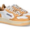 Damen Autry Sneaker | Autry Damen- Sneaker Medalist Leather Wb32- White/ Bufforng