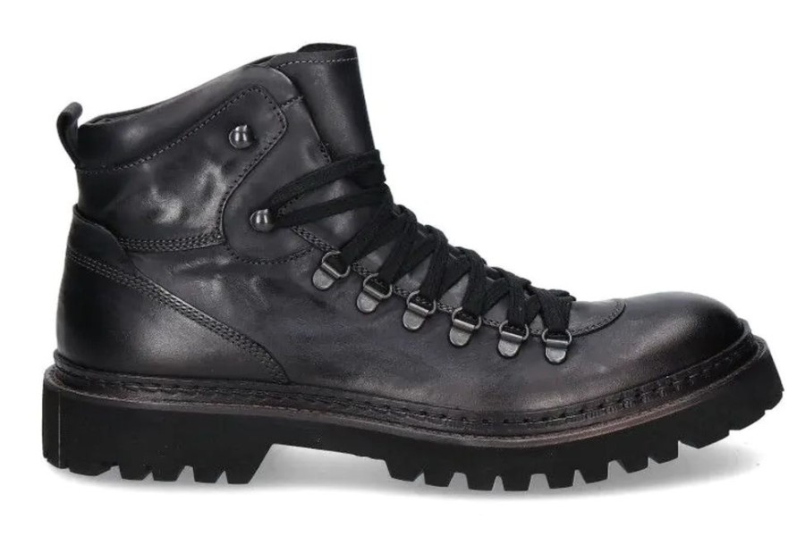 Herren Corvari Stiefeletten / Stiefel | Corvari Schnu00Fcrboots Flog -Nero