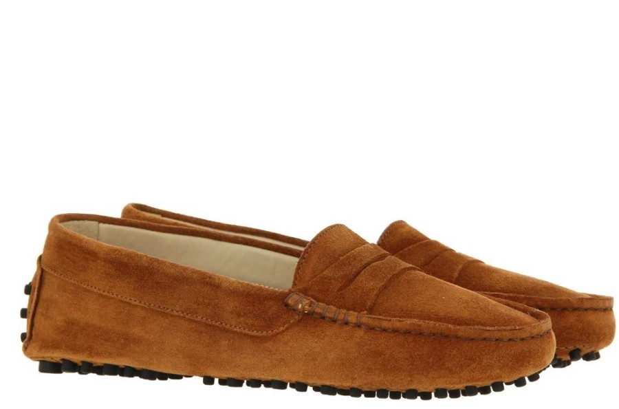 Damen ScarpaRossa Mokassin | Scarparrossa Slipper Gomera Terra Brown