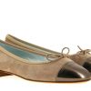 Damen Unu00fctzer Ballerinas | Unu00Fctzer Ballerina Camoscio Vitello Sp. Oro (40)