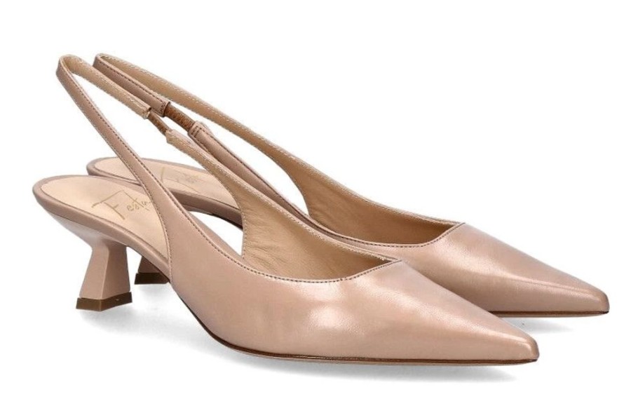 Damen Roberto Festa Pumps | Roberto Festa Slingpumps Arabel Nappa Nude