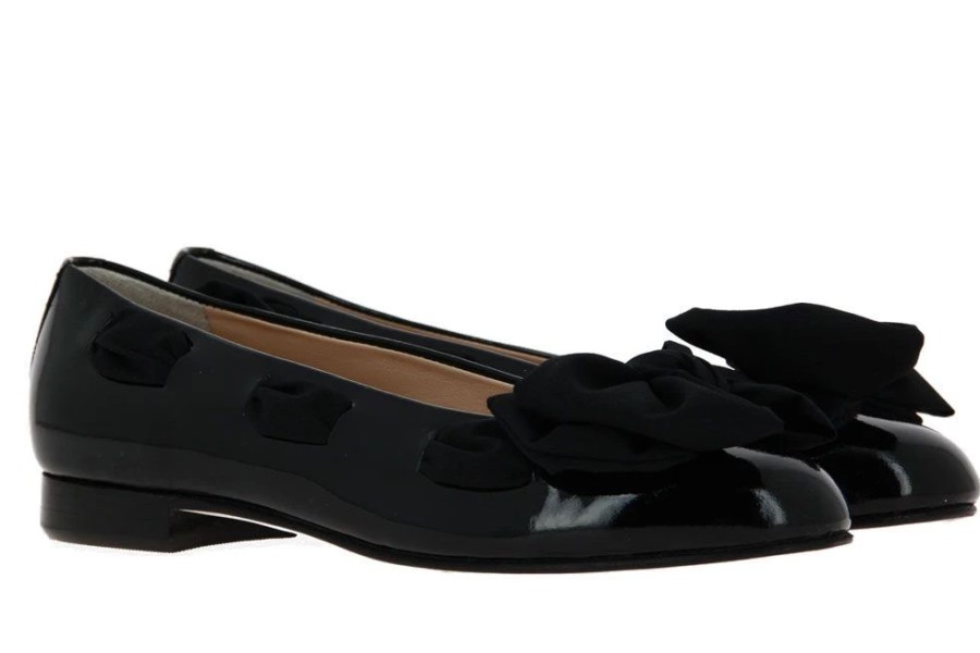 Damen Gabriele Ballerinas | Gabriele Ballerina Dolly Vernice Nero (38U00Bd)