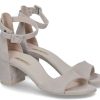 Damen Paul Green Sandalen | Paul Green Sandale Stone Nubuk