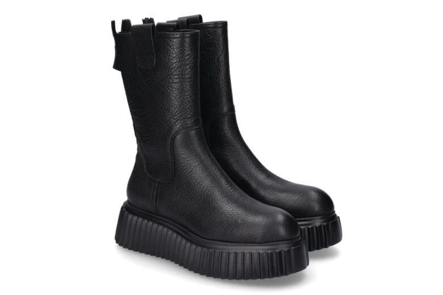 Damen AGL Attilio Giusti Leombruni Stiefel | Agl Attilio Giusti Leombruni Combat Boots Milagros Nappa Nero