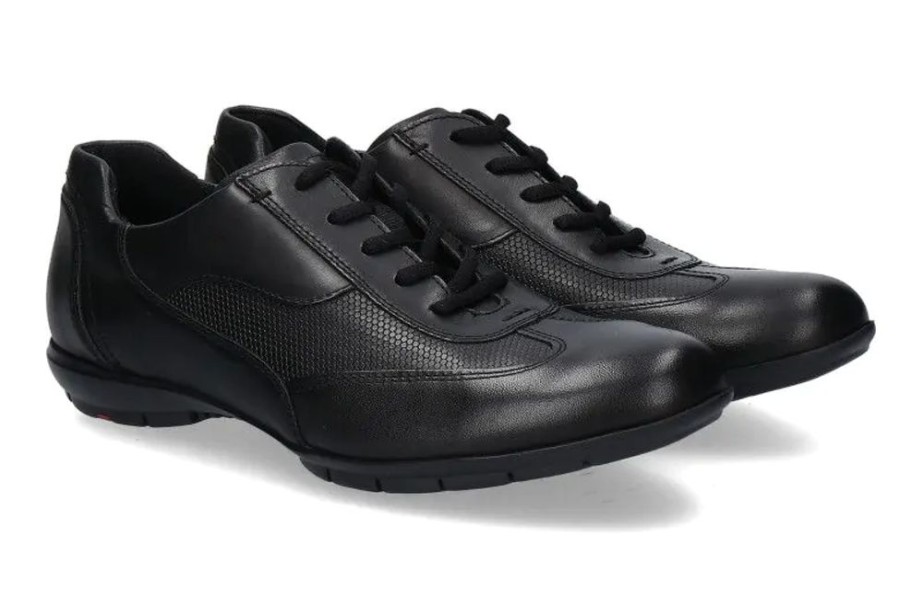 Herren Lloyd Sneakers | Lloyd Sneaker Andres Toscana Calf Schwarz (46)