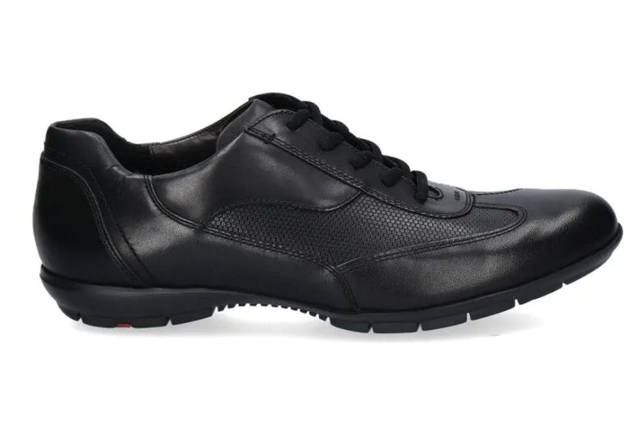 Herren Lloyd Sneakers | Lloyd Sneaker Andres Toscana Calf Schwarz (46)