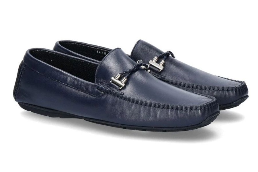 Herren Aldo Brue Mokassins | Aldo Bruu00E8 Mokassin Nappa Lux Nappa Leather Blu