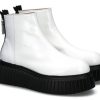 Damen AGL Attilio Giusti Leombruni Booties | Agl Attilio Giusti Leombruni Boots Sandy Bianco Nero