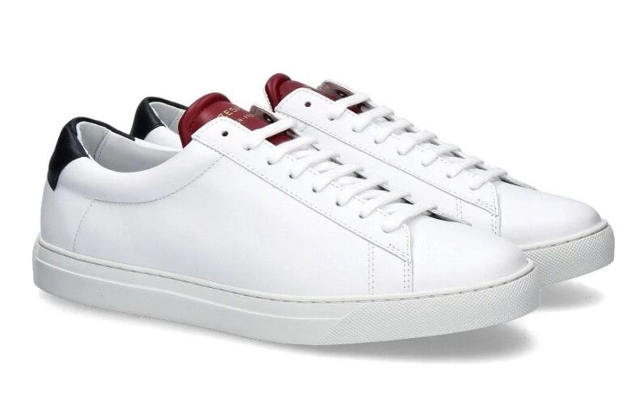 Herren Zespa Sneakers | Zespa Sneaker Apla Nappa White France