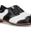 Damen Tee Golf Shoes Golfschuhe | Tee Golf Shoes Damen- Golfschuh Susy Perforato Bianco Nero (38U00Bd)