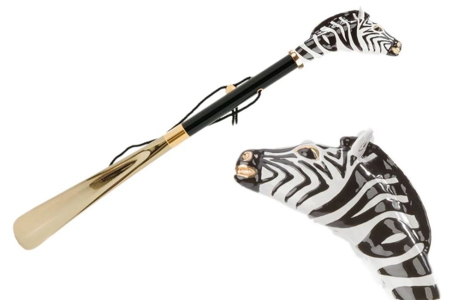 Herren Pasotti Schuhanzieher | Pasotti Schuhanzieher Zebra Gold