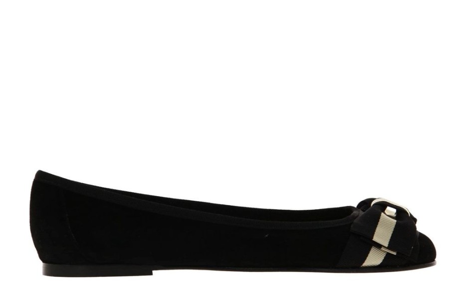 Damen Status Ballerinas | Status Ballerina Suede Nero (41)