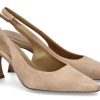 Damen Bianca Di Pumps | Bianca Di Slingpumps Camoscio Sabbia Cuoio